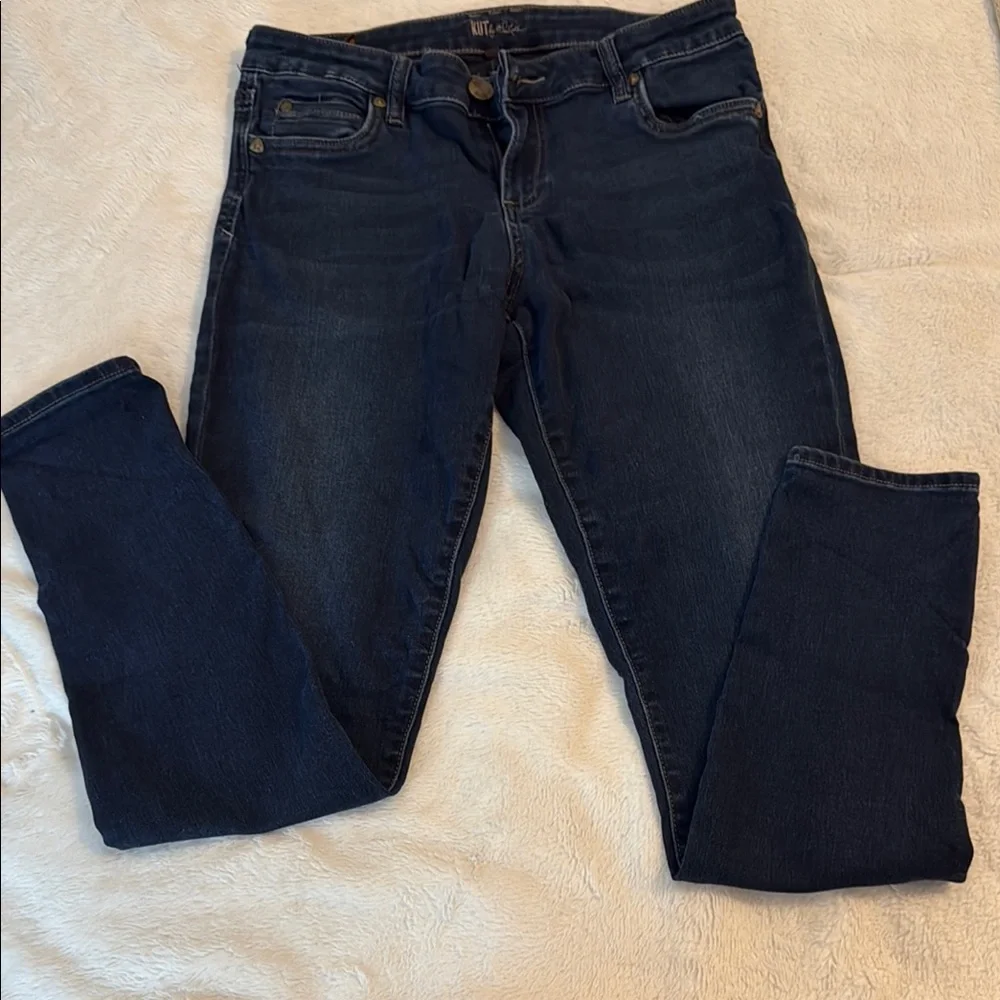 Women's Dark Blue Jeans, KUT from the Kloth, size 8 - Picture 1 of 2